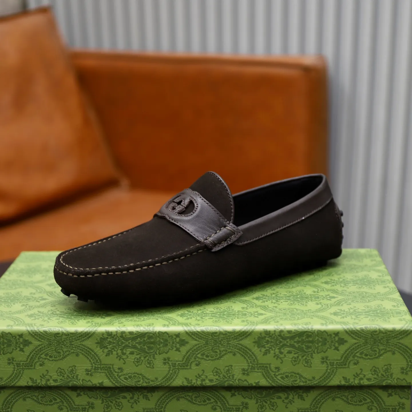 Ex-factory price: 480💰【GUCCI】Gucci ⚠️High-end men’s driving and pedal series ⚠️38-44 (customized for 45) ⚠️All original cowhide leather! Thick and soft! Made entirely of calfskin lining! Rubber sheet anti-slip beanie sole! Three-dimensional package technology! Fashionable and classic! Handicrafts! Original high quality! Feel free to compare!